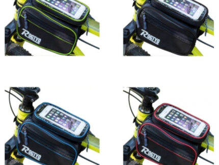 ROGTYO Bicycle Top Tube Double Pouch