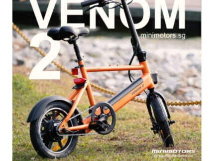 Venom 2 36v 6Ah ebike LTA Approved and EN15194 Certified