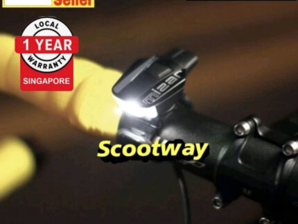 Moon Mizar / 40 (100) Lumens / USB Rechargeable / White (Front) Bicycle Bike Light