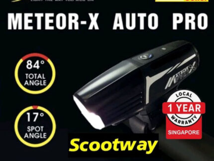 Moon Meteor X Auto Pro 600 (700) Lumens High Power USB Rechargeable White Bicycle Bike Light